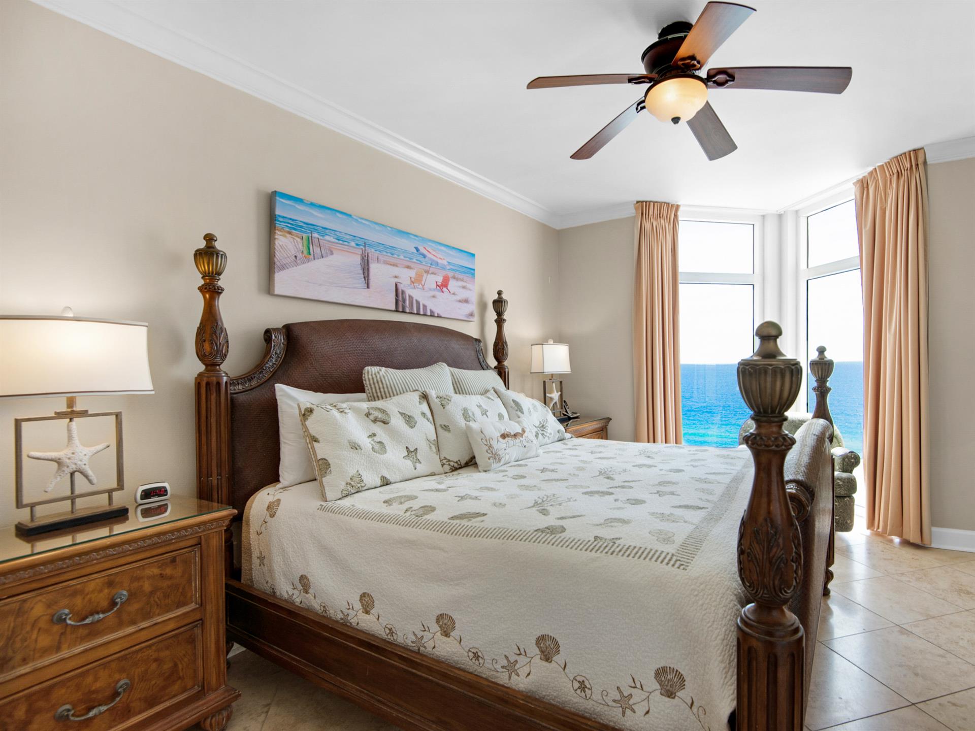 Primary Bedroom with King Bed and Gorgeous View