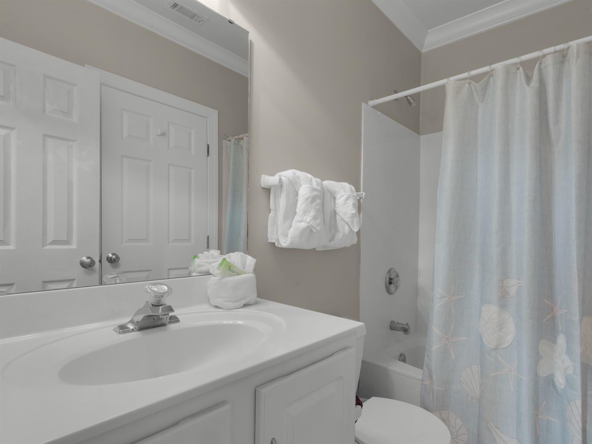Guest Bathroom with tub and shower combo