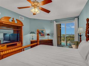 Primary Bedroom with Gulf View and Flat Screen TV