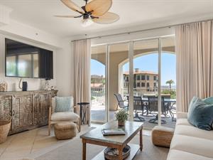 65 inch 4D TV and gorgeous Gulf view