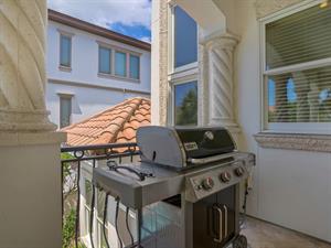 Grill off Living Room Kitchen Area on 2nd fl
