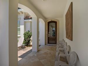 Covered Sitting Area by Pool
