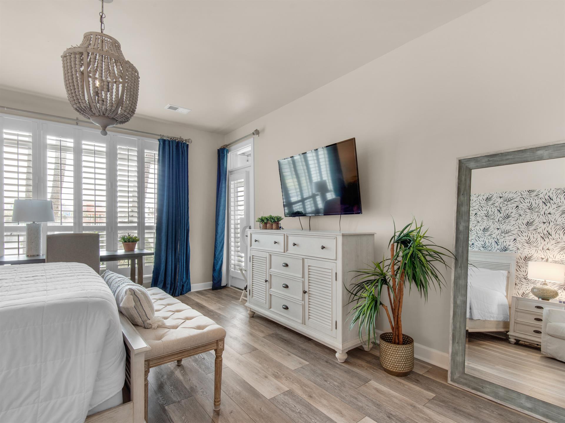 Primary Bedroom with Flat Screen TV
