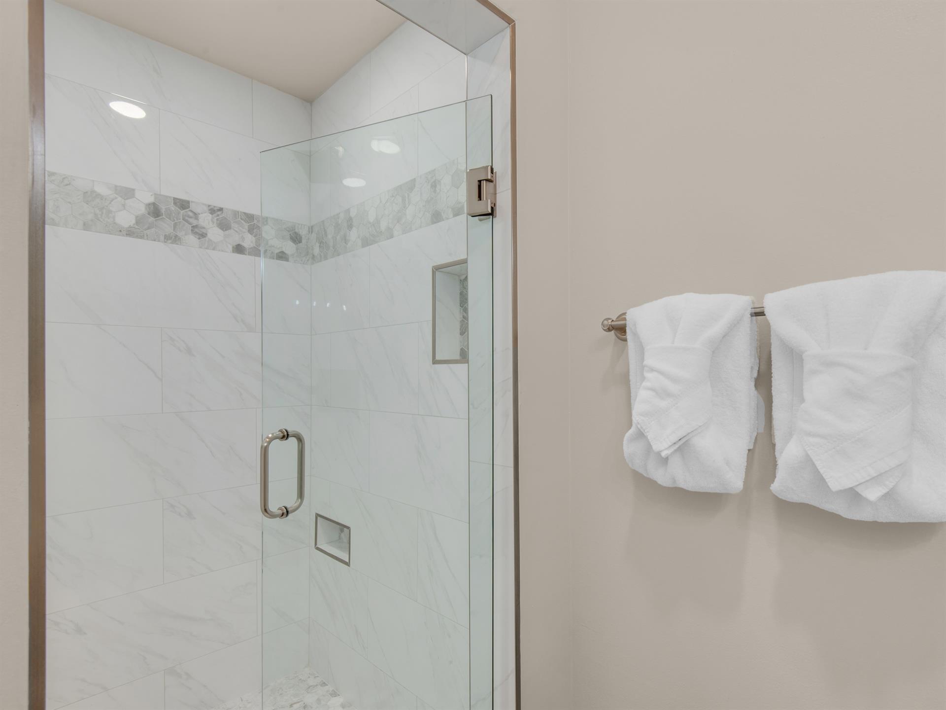 Guest Suite Walk in Shower