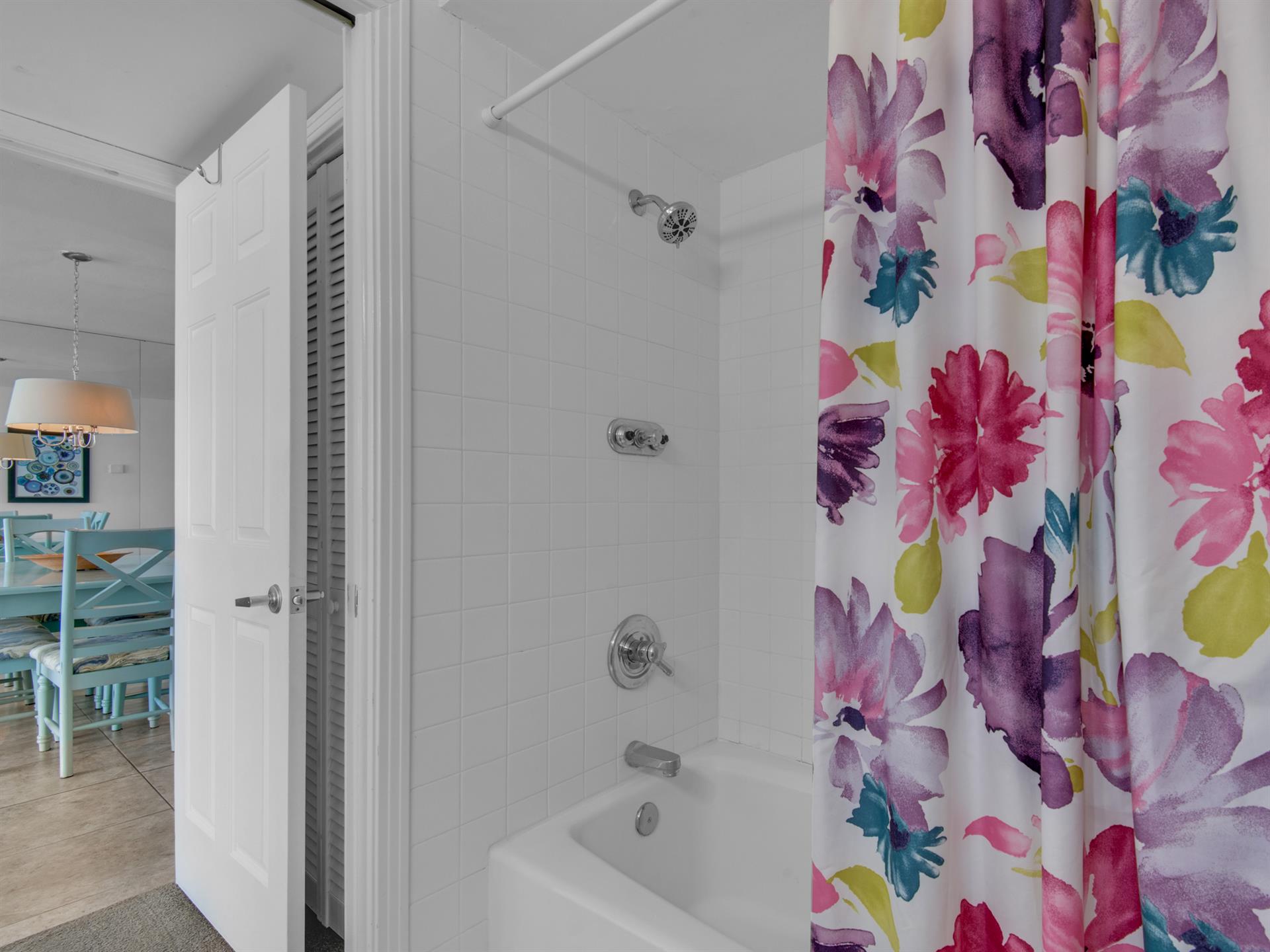 Tub Shower Combo in Primary Bathroom