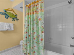 Tub Shower Combo in Guest Bathroom