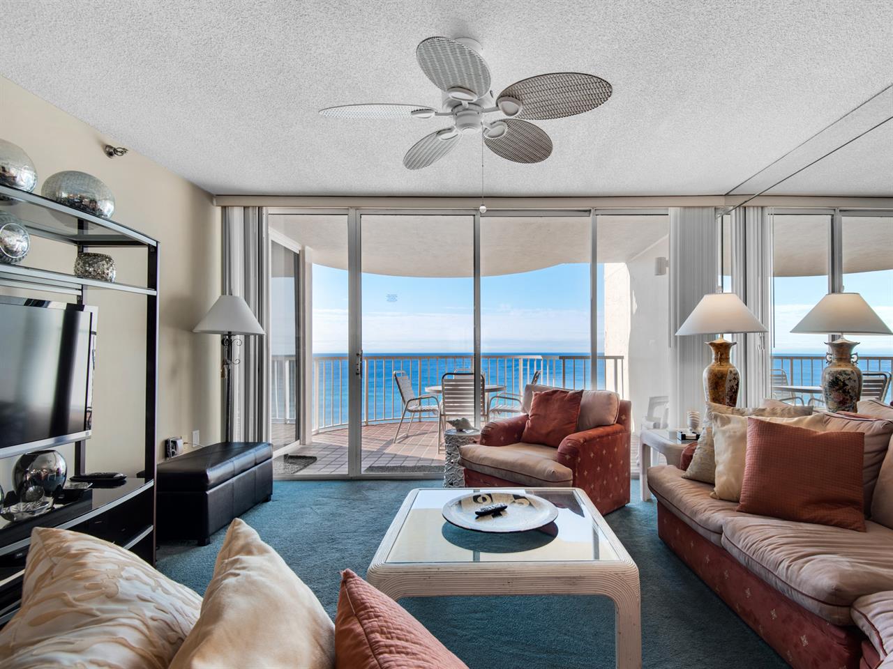 Living Room With Flat Screen TV