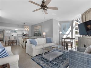 Living Area with Flat Screen TV