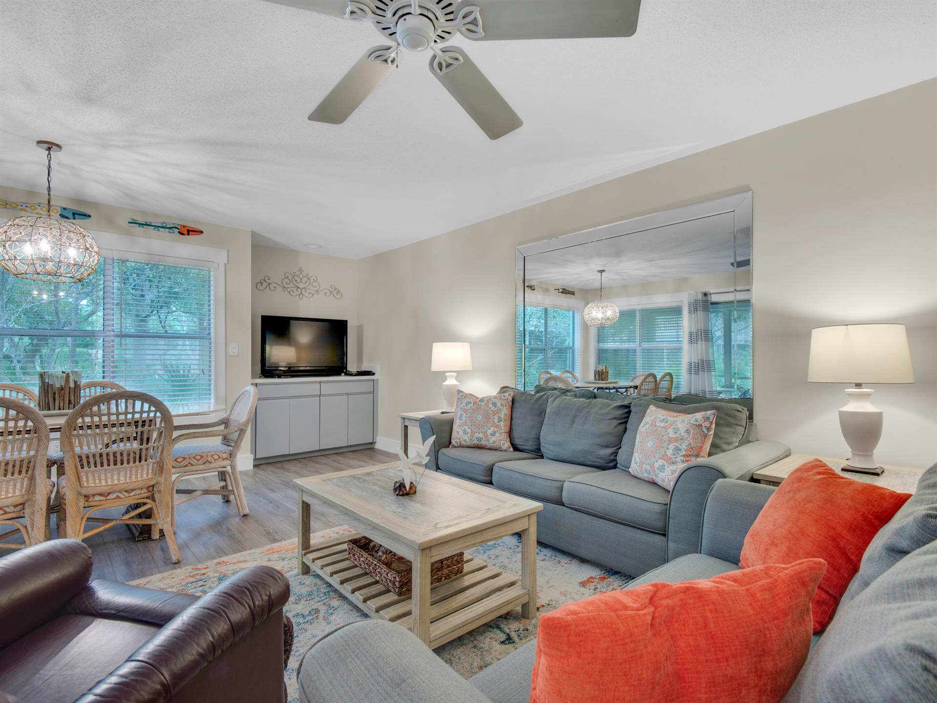 Flat Screen TV in Living Area