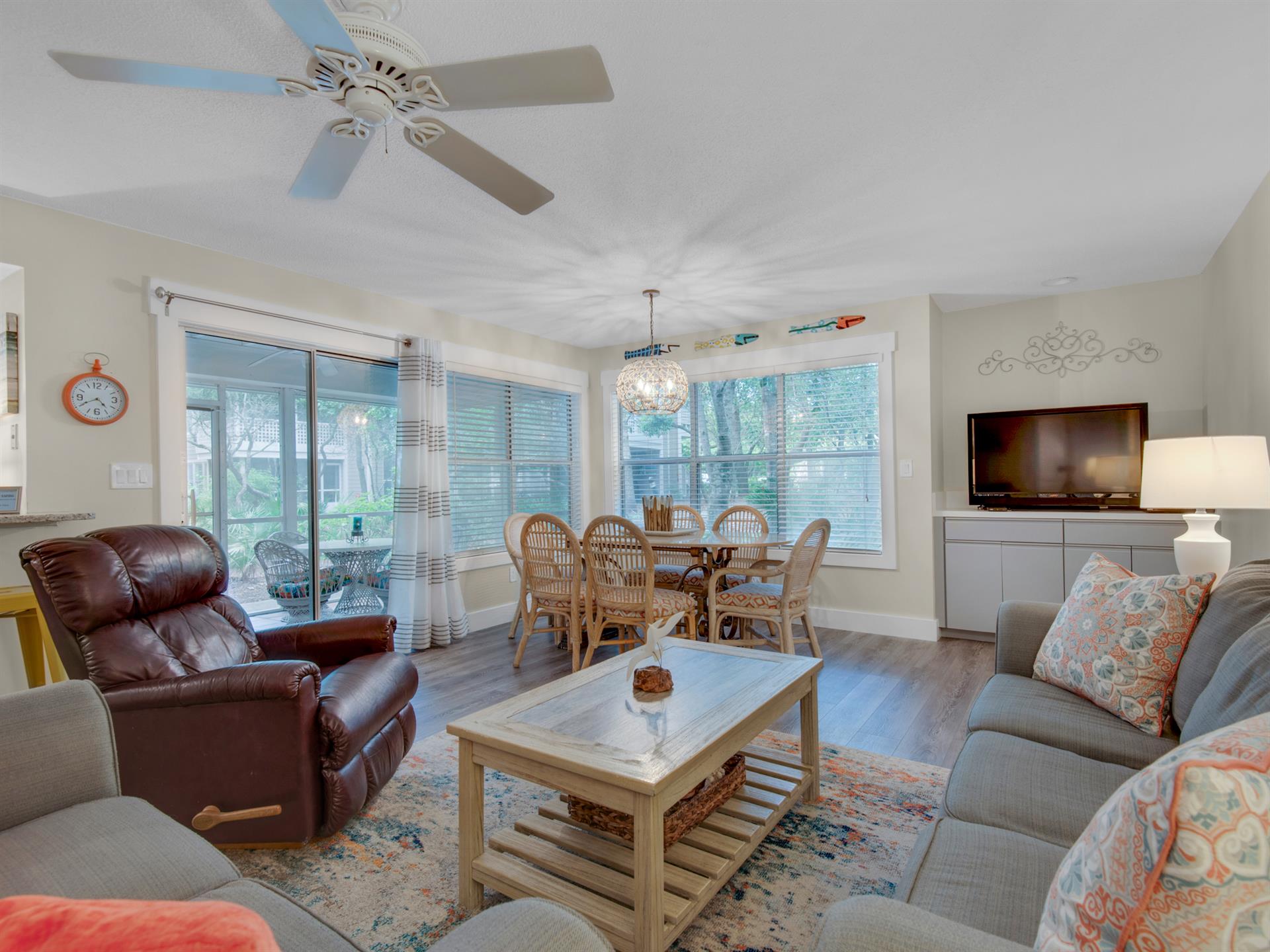 Overview of Dining and Living Area