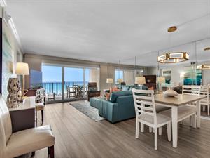 Living Area TV and Balcony