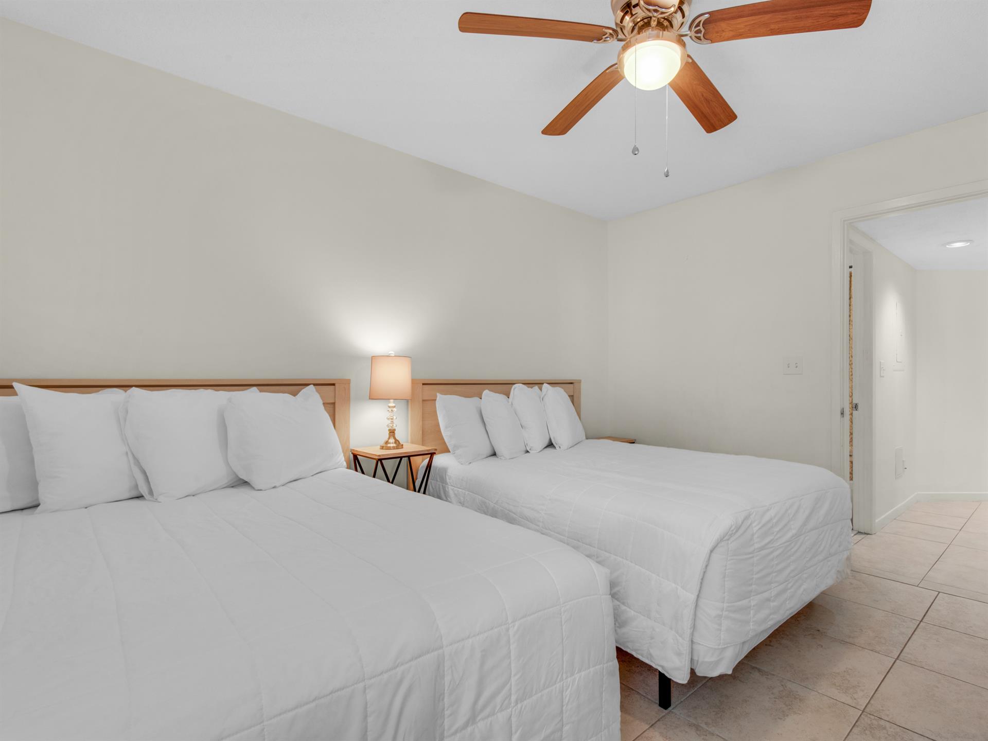 Guest Bedroom with 2 Double Beds