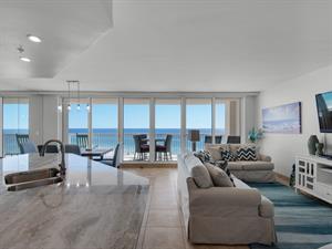 Living Area with Private Balcony