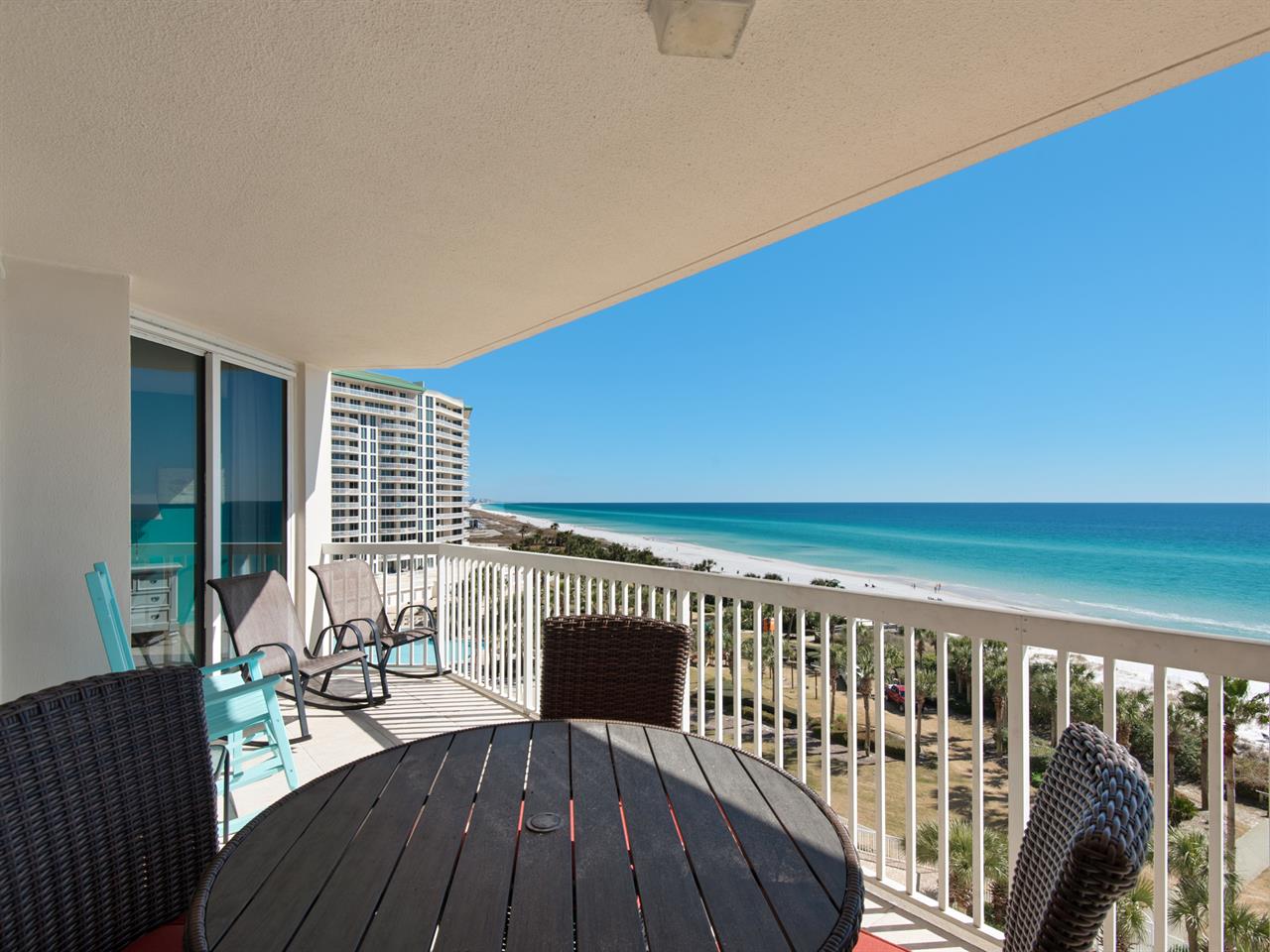 Private Balcony off Living Area and Primary Bedroom