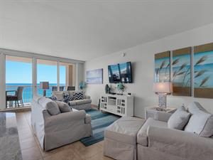 Living Area with Flat Screen TV