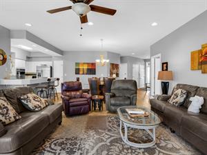 Plenty of Comfortable Seating in Living Area