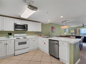 Spacious Kitchen open to the Dining and Living Area