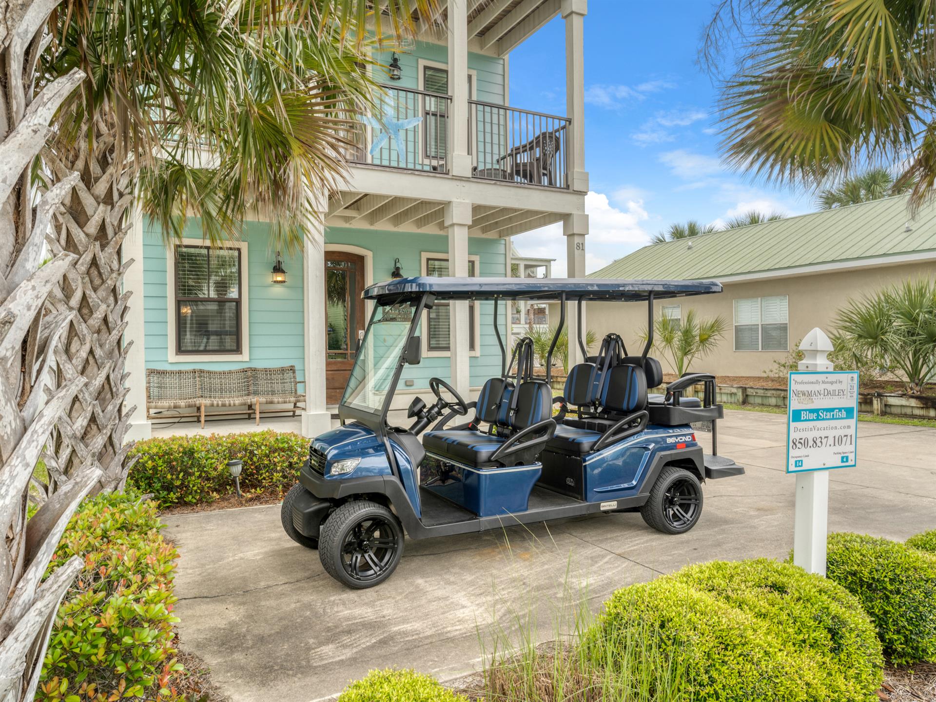 Sixperson Electric Golf Cart
