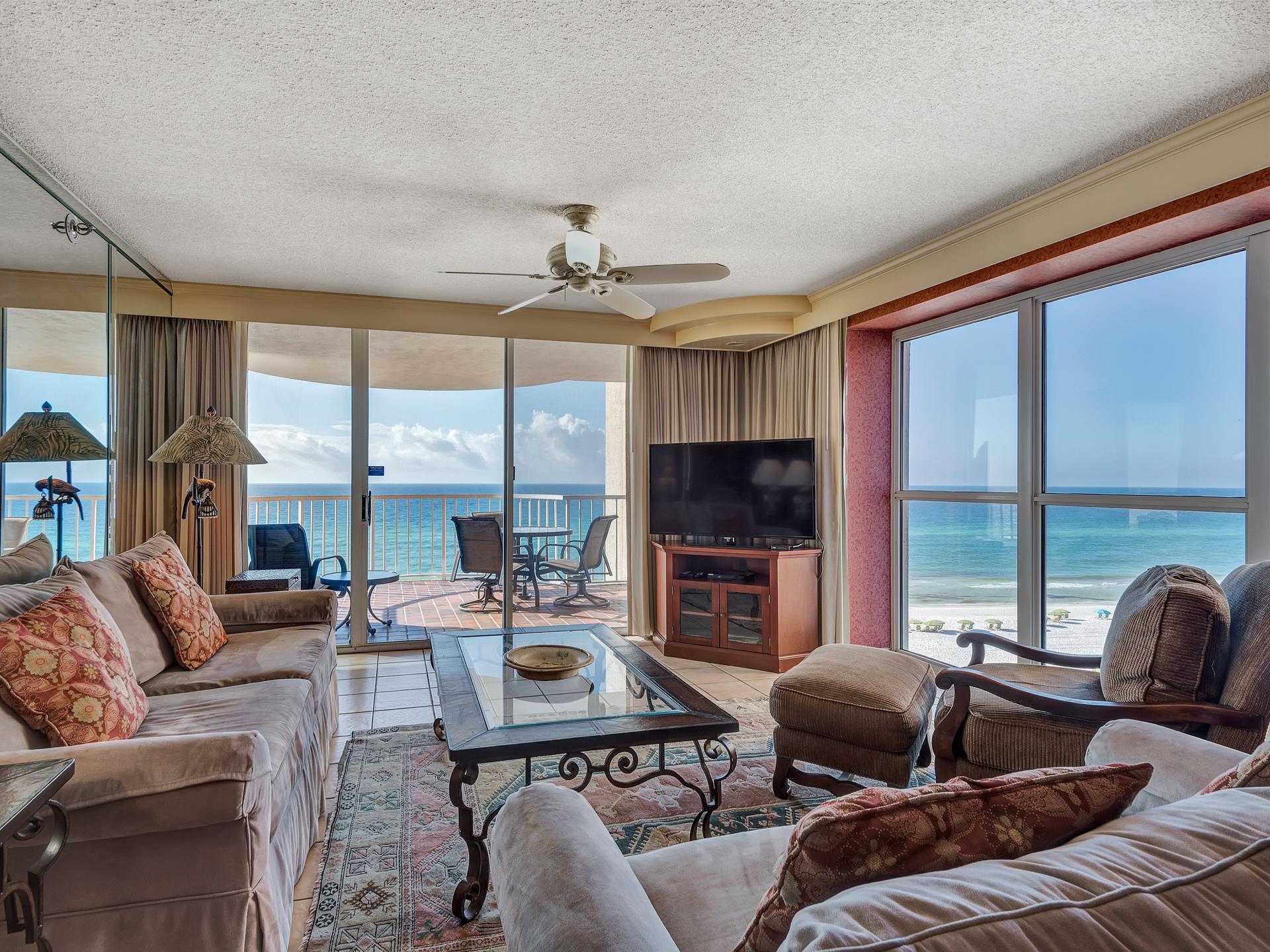 Beautiful Gulf Views from Living Area