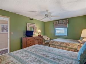 Flat Screen TV in Guest Bedroom