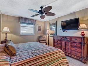 Flat Screen Tv in King Guest Bedroom