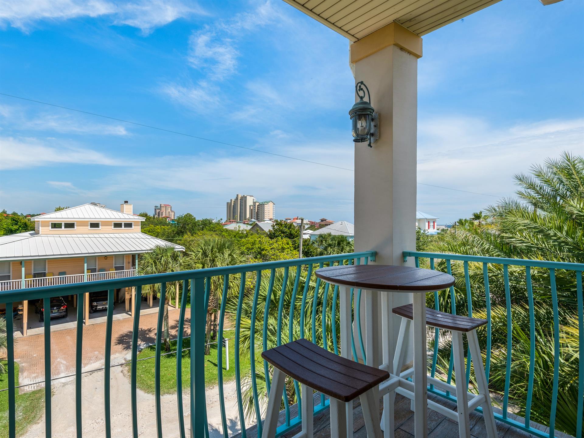 Private Balcony off 3rd Floor Living Area
