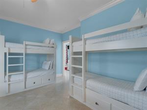 Guest Bedroom 2 on 3rd Floor with 2 BuiltIn Bunk Beds