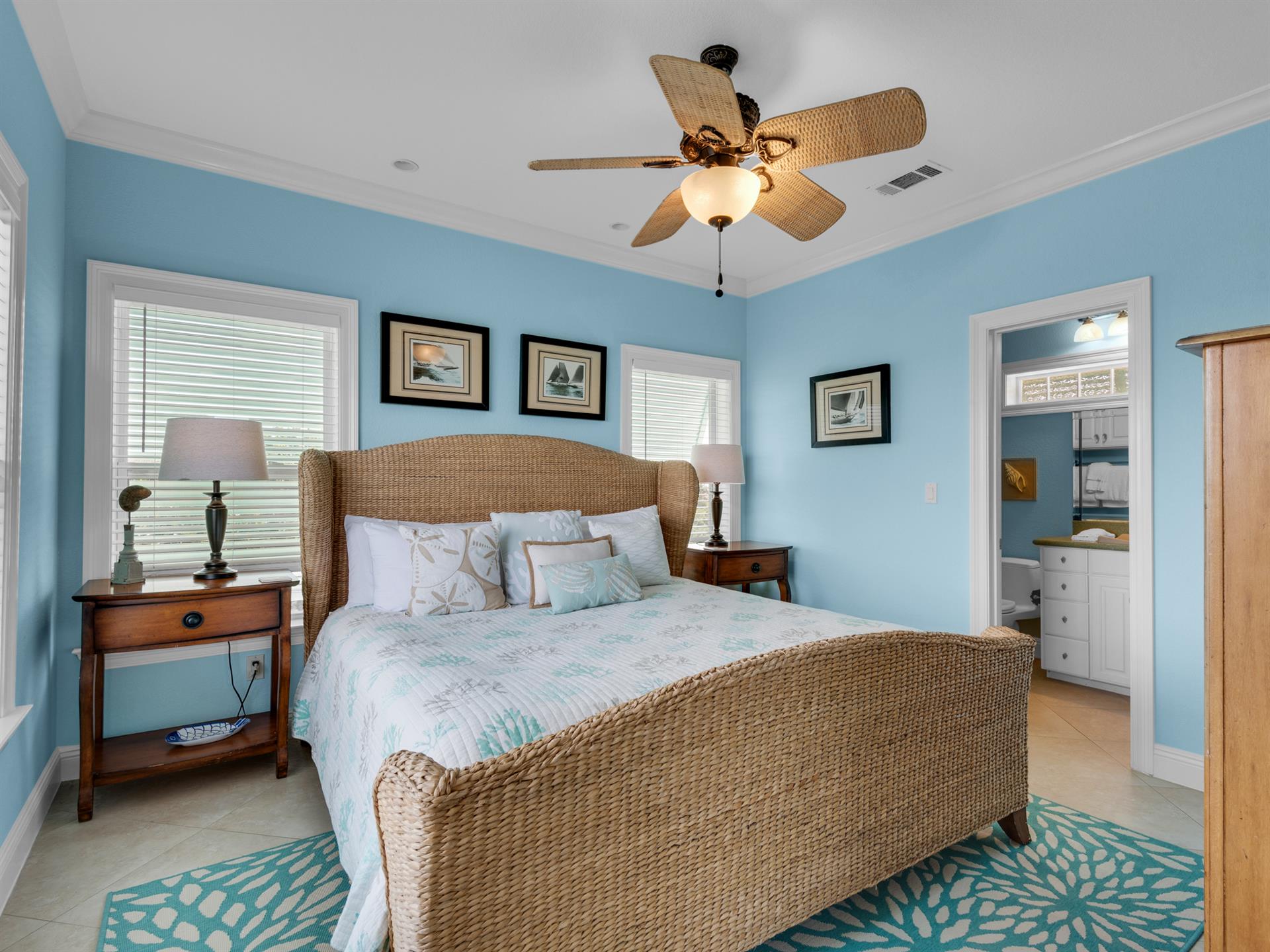 Guest Bedroom 4 on 4th Floor with King Bed