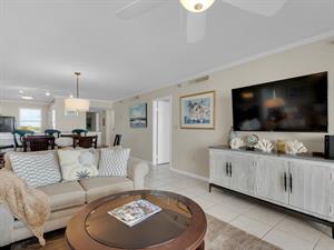 Large Flat Screen TV in Living Area