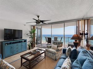 Living Area with Private Balcony