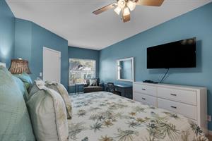 Flat Screen TV in Primary Bedroom