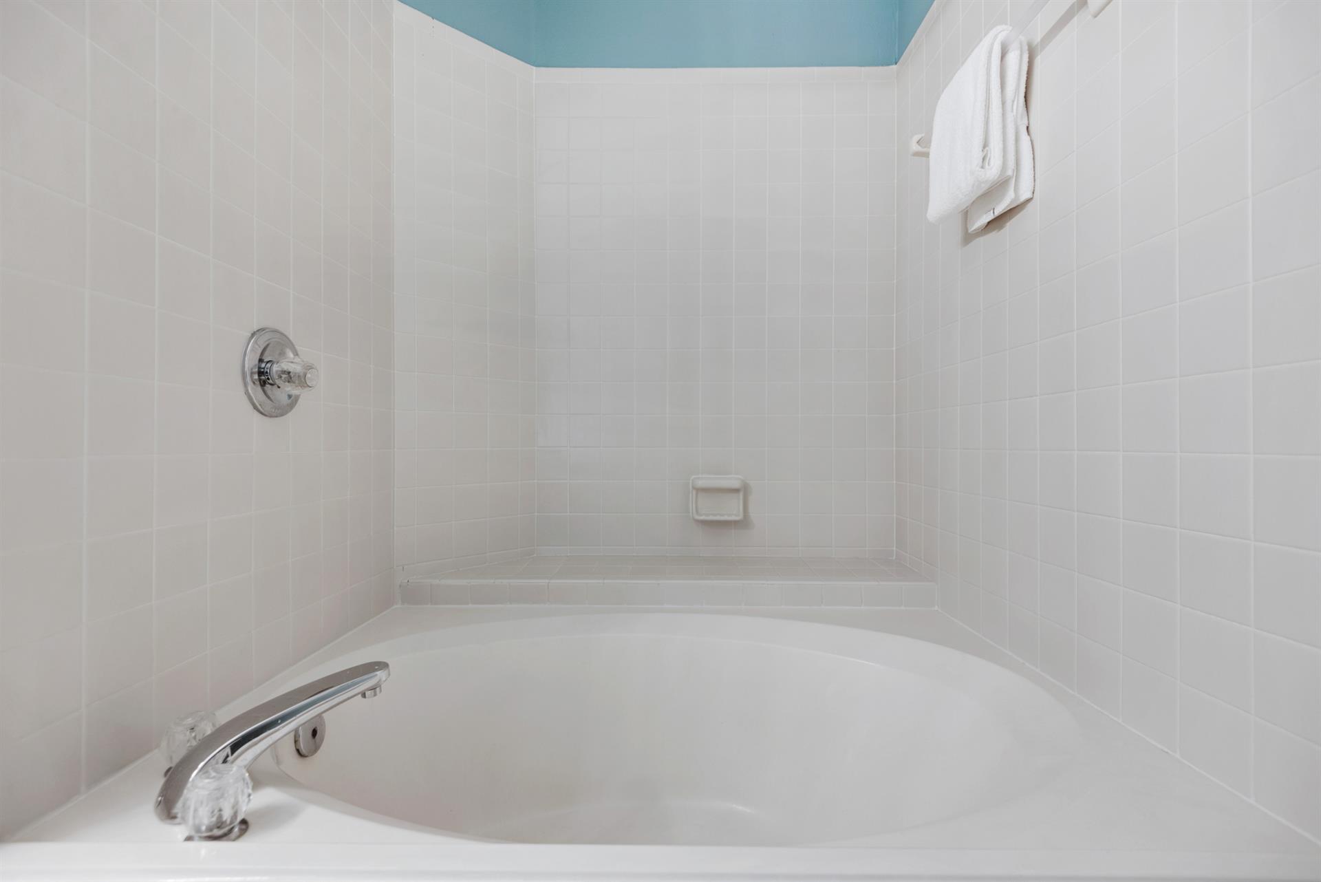Soaking  Tub in Primary Bath