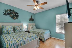 Guest Bedroom with Full and Twin Beds