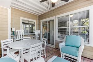 Plenty of seating on porch