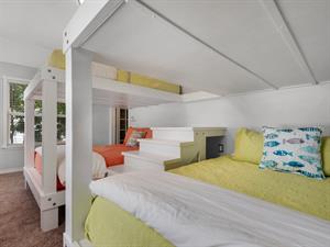 Custom queen over queen bunk beds...two sets