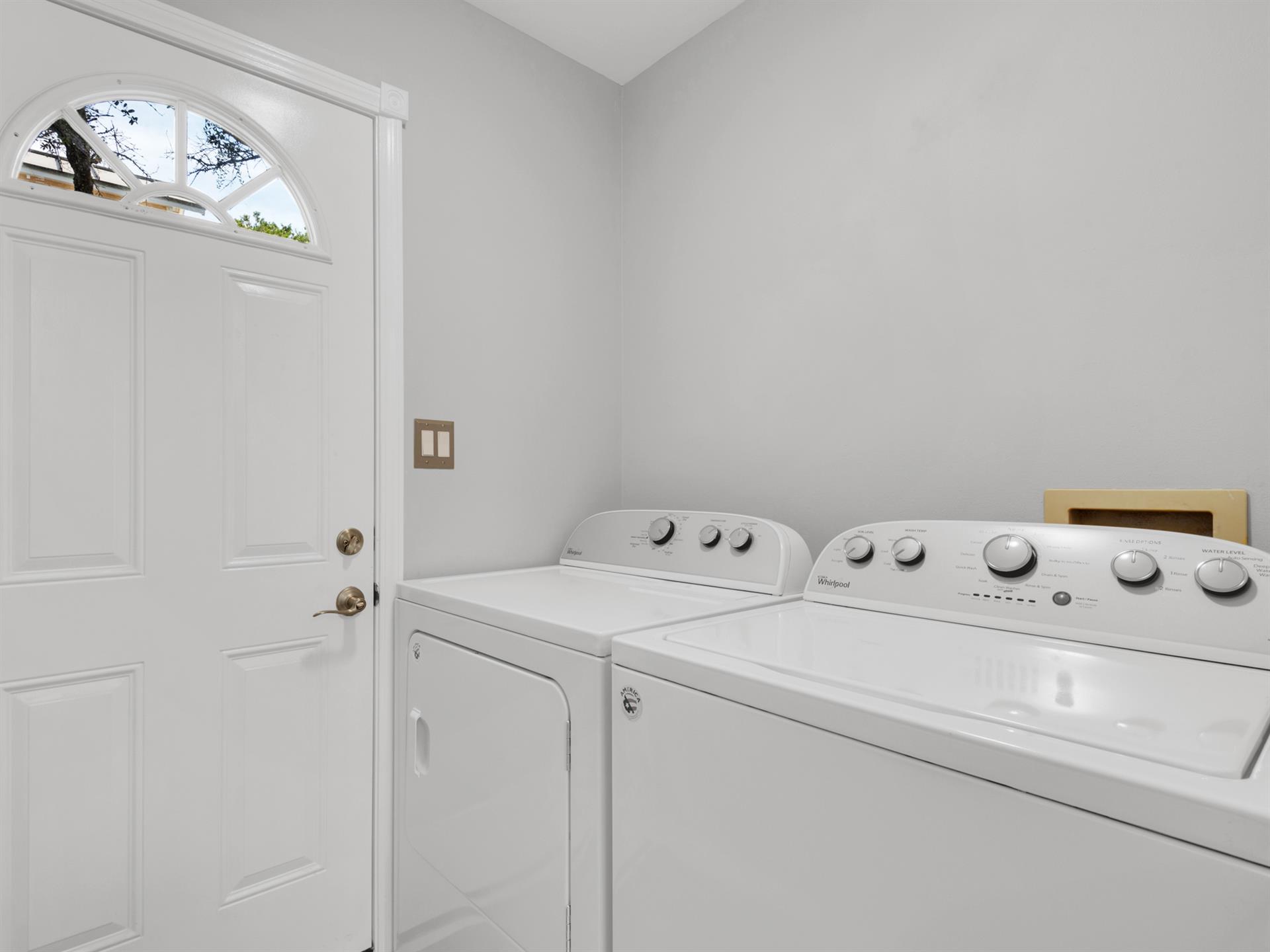 Laundry area