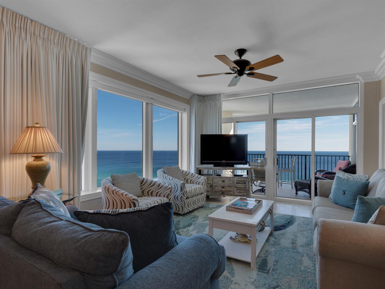 Living Area with Stunning Views
