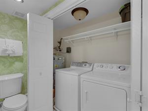 Washer and Dryer in Guest Bathroom 1