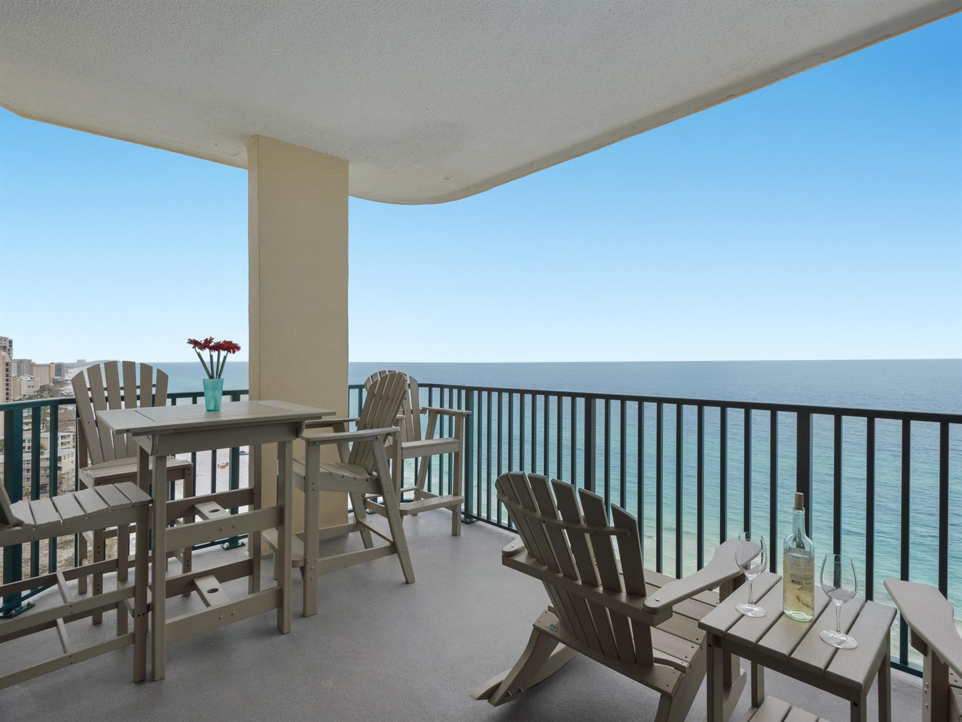 Private Balcony with plenty of Seating