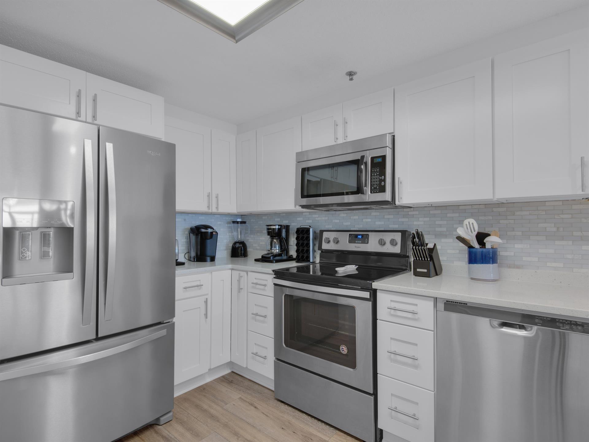 Kitchen with Stainless Steel Appliances