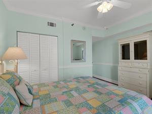 Guest Bedroom 1 with Queen Bed and Flat Screen TV